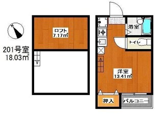 モンシャンブルの物件間取画像